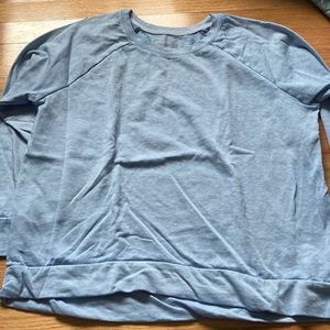 Blue danskin long sleeve t-shirt